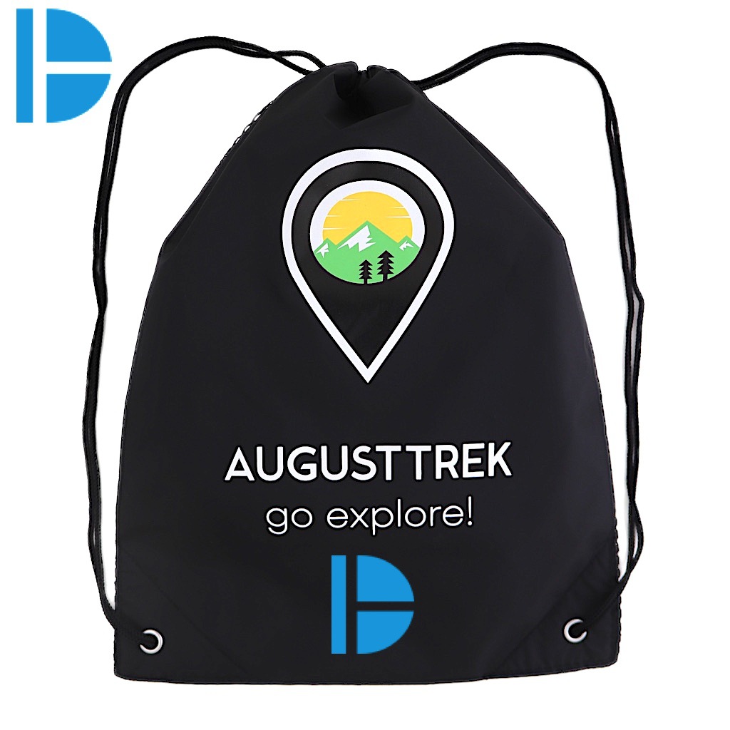 定制尼龙拉绳背包袋 涤纶210D束口袋 广告宣传补习背袋可印LOGO