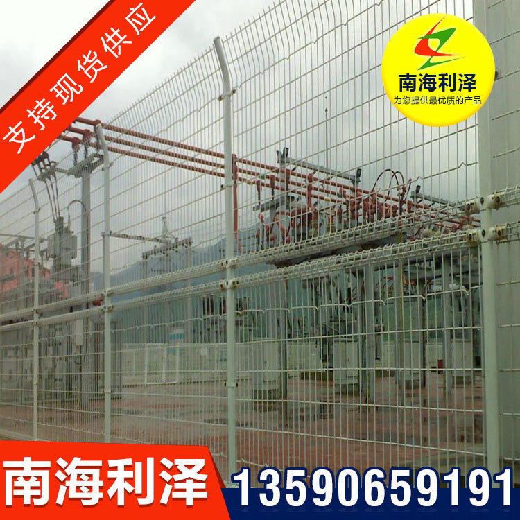 电力防护围栏 电厂框架护栏网  喷塑抗氧化 防静电网框架
