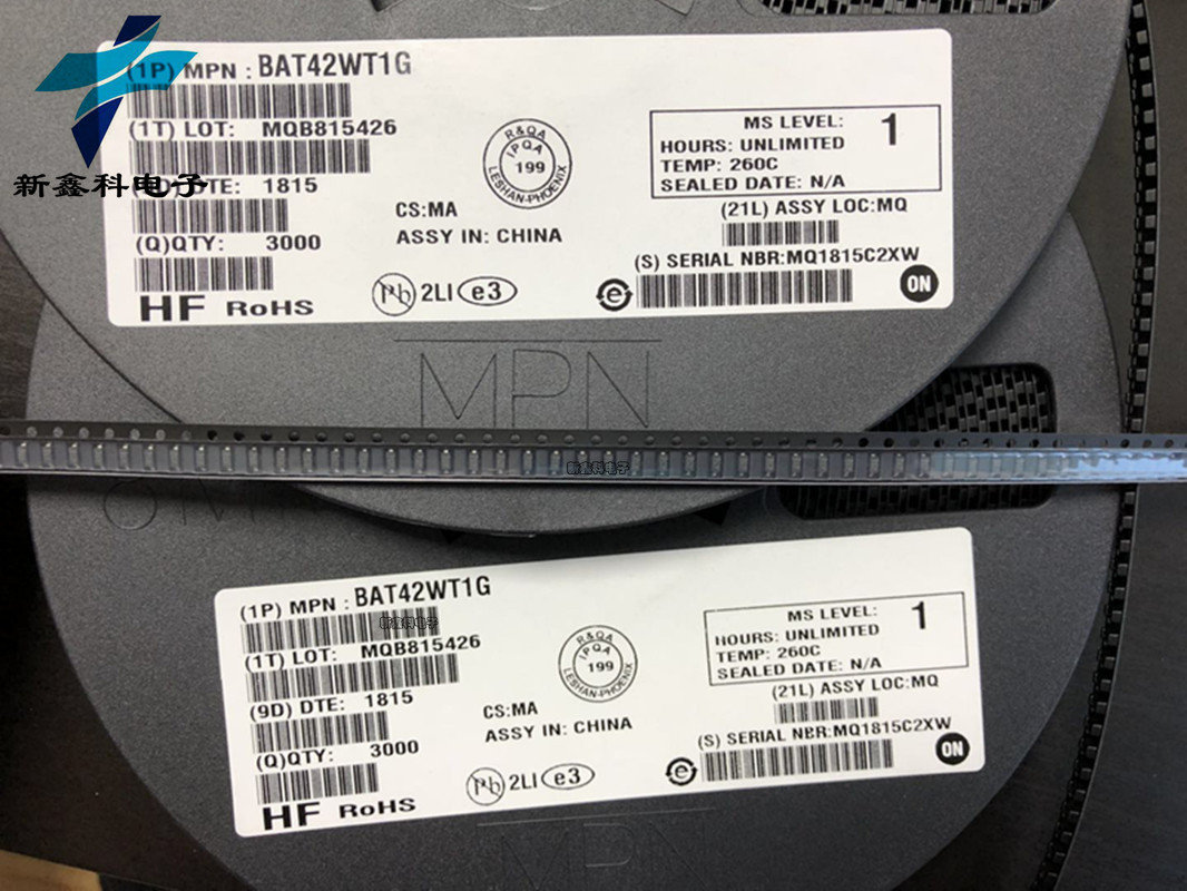 BAT42WT1G BAT42W SOD123 丝印S7 30V 0.2A 肖特基二极管