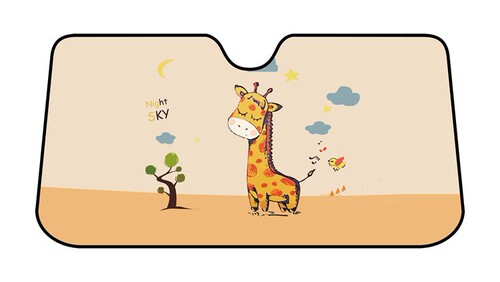 Car cartoon sunshade front shield 5-layer bubble aluminum foil sunshade Car aluminum foil bubble sunshade/front shield