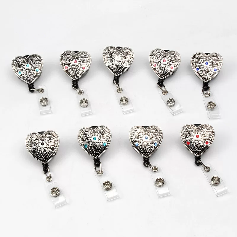 Кросс-бордер прямые поставки ретро персиковое сердце сак Diamond карман простой вытаскивать телескопическую застежку карманом