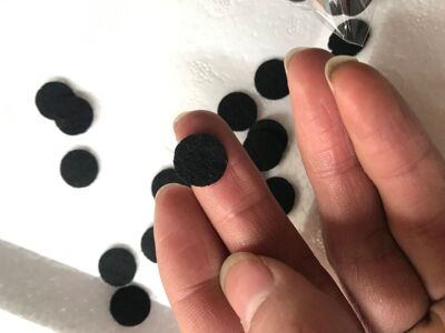 辅料小手工配饰小眼睛小圆片眼睛装饰。鞋服配件，帽子搭配。|ms