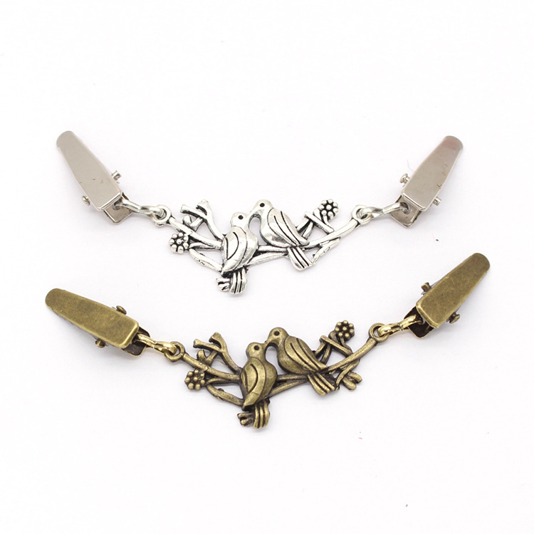 10g Weight Sweater Clip Classification 1 Piece Quantity Korean Style Animal Alloy Plating Women's Sweater Clip 1 Piece