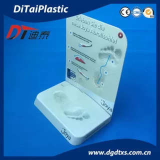 迪泰吸塑厂家 定制鞋子展示架 ABS/PP/PC厚板吸塑/丝印喷漆