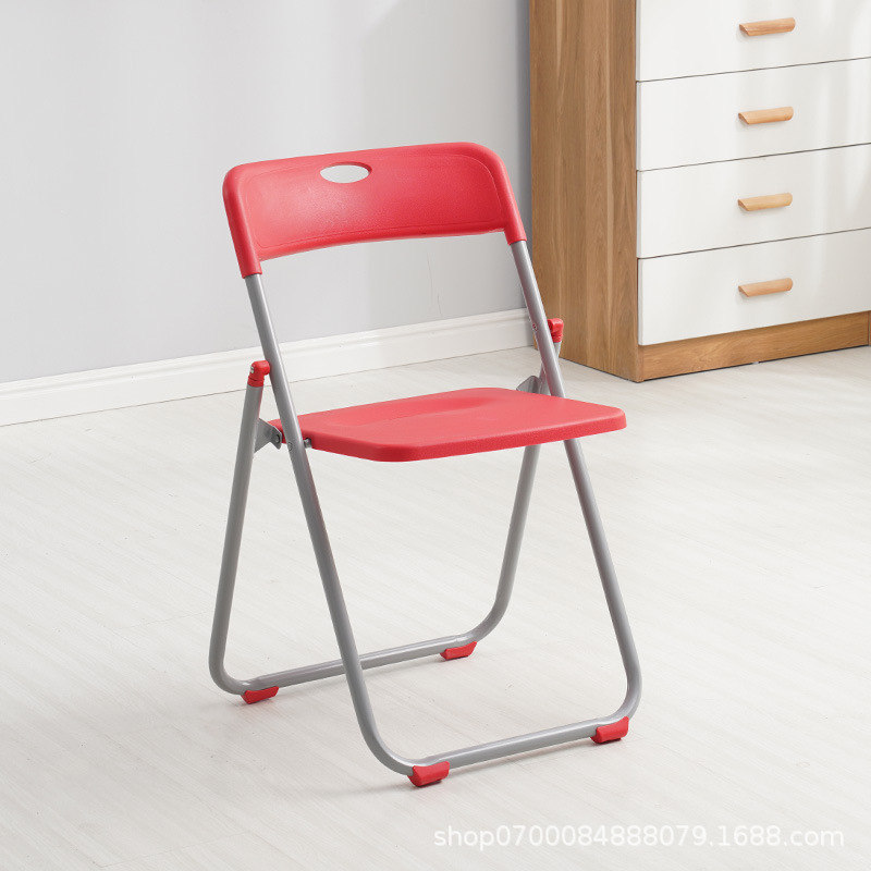 Silla plegable de plástico, oficina o exposición, moderna, venta directa de fábrica