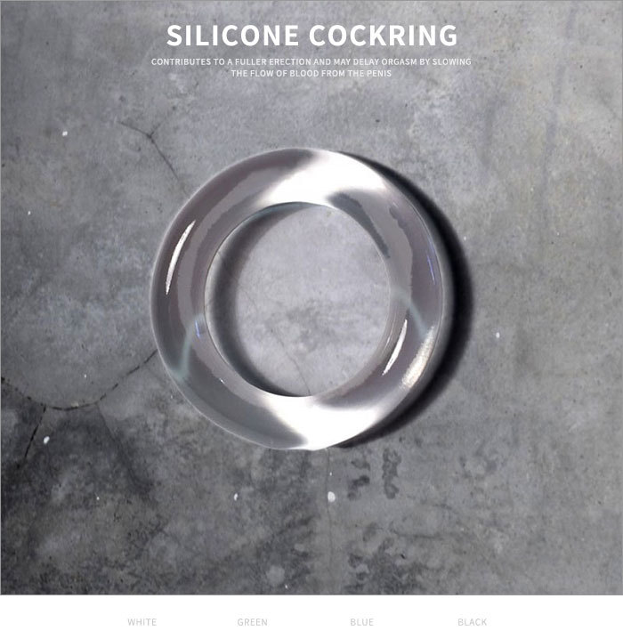 ADDICTED 男士提型环硅胶高弹柔软配饰 锁精环高透高档硅胶|ru