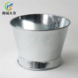 跨境货源带底座冰桶 镀锌铁小号冰桶底座金属酒吧果汁冰桶bucket