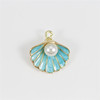 Cute pendant from pearl, earrings, hair accessory