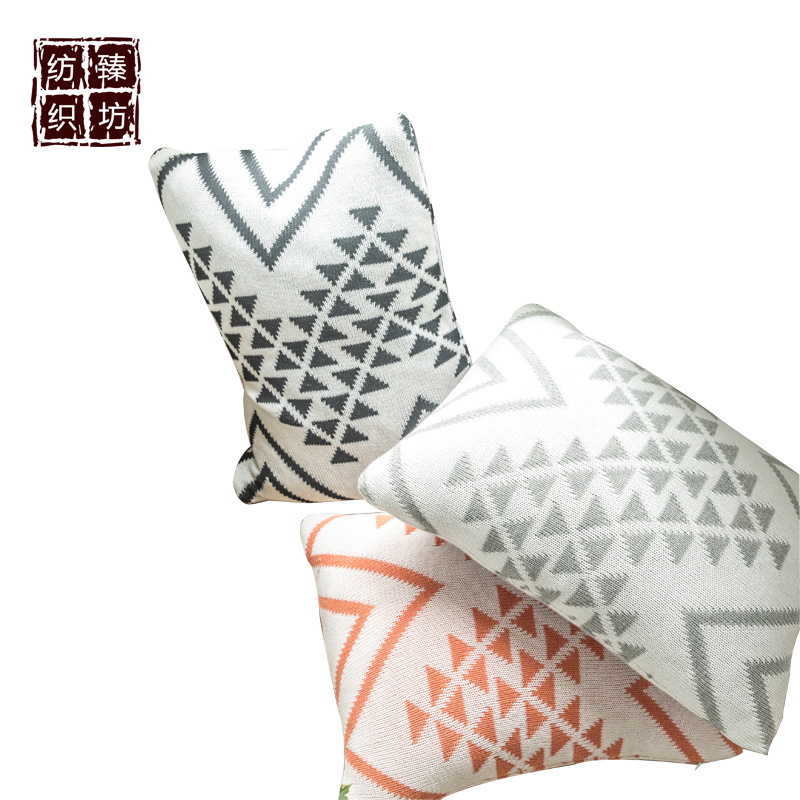 全棉简约小清新鲁冰花长抱枕枕套 汽车沙发靠垫家居装饰 拍照道具