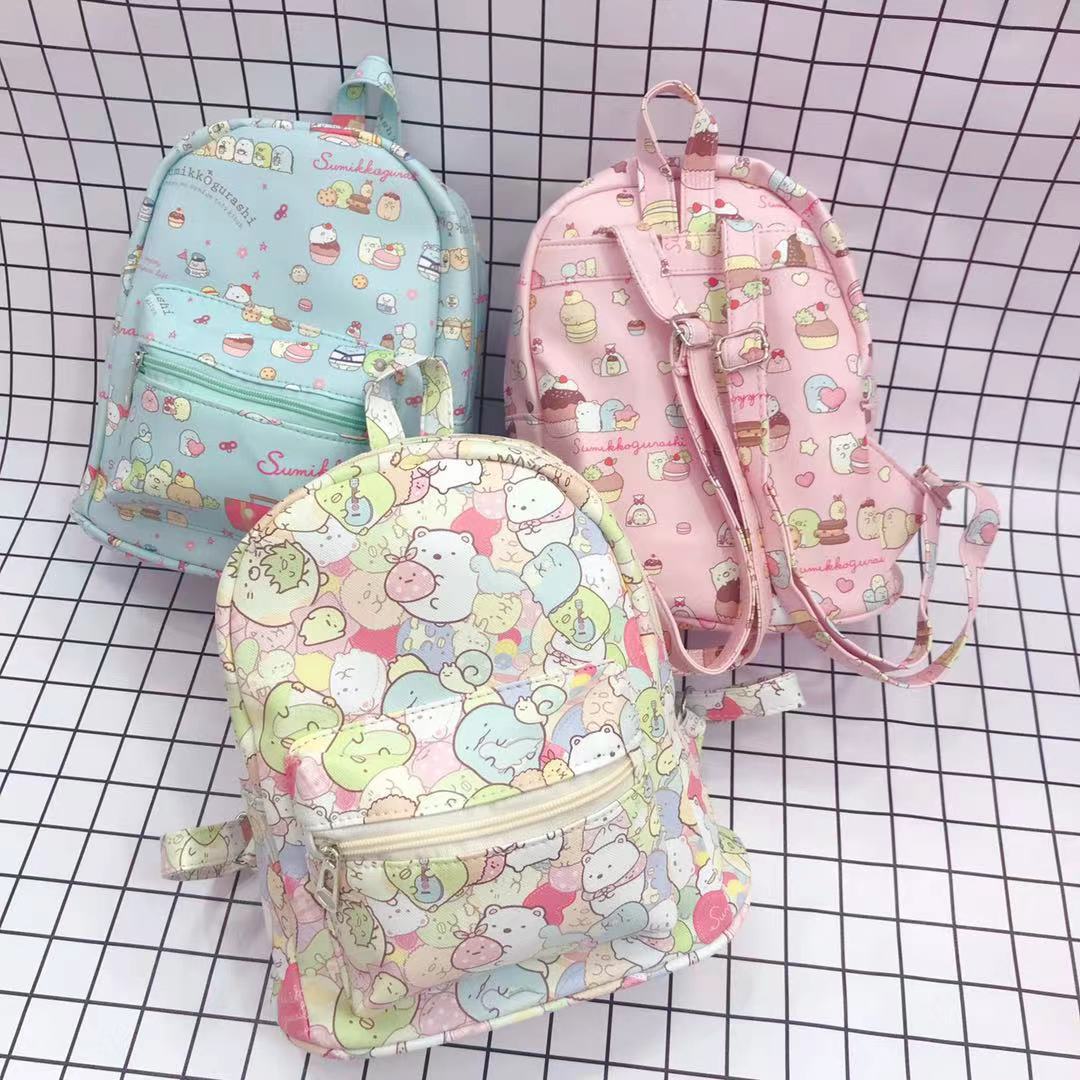2019 new pattern Corner Biology Backpack Cartoon backpack Children's bags Travelling bag lovely fashion knapsack