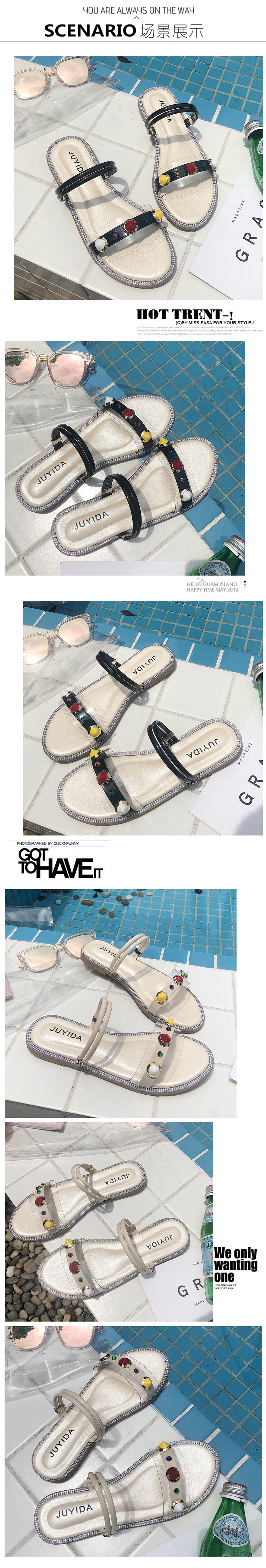 Chaussures été pour femme en Caoutchouc - Ref 3346283 Image 12