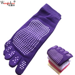 Long, One-Size Yoga Socks, Five-Toe Socks, Four-Season Socks, Breathable Toe-Separated Floor-Touch Socks