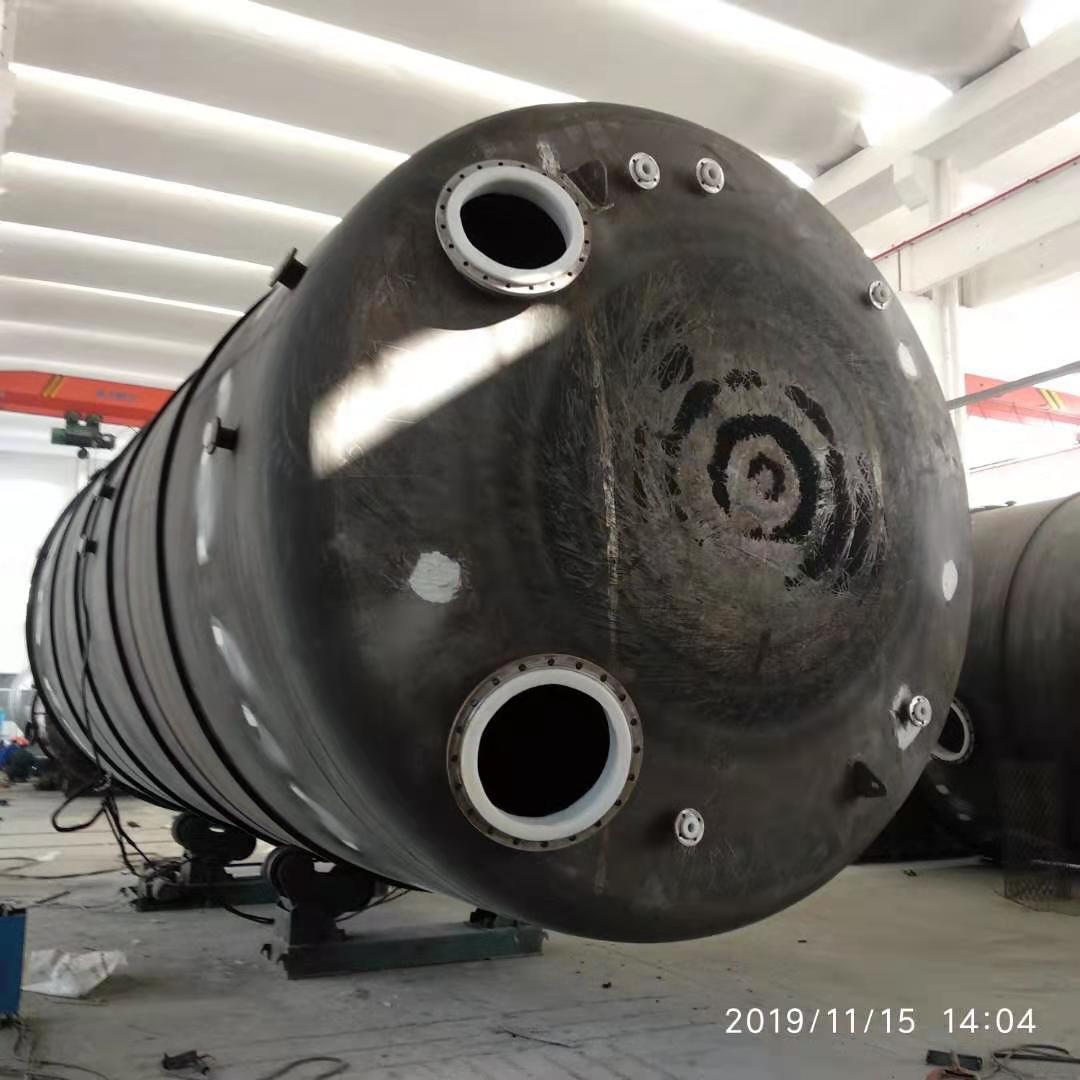 厂家生产 钢衬聚乙烯储罐 氢氧化钠贮罐 卧式大容量储罐