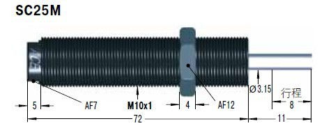 美国ACE不可调液压油压缓冲器SC 25M5,SC25M6,SC25M7