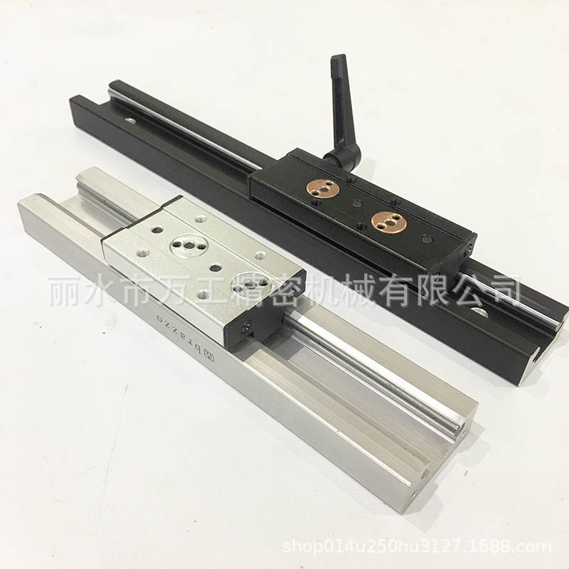 SGR内置双轴心高速直线导轨高精度滑轨滚轮滑块静音滑台SGR10-35