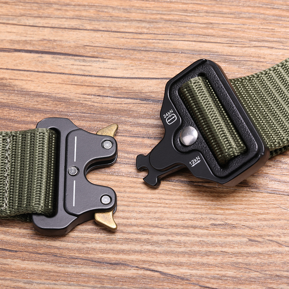 3,8 cm cinturón táctico de los hombres militar ventilador cinturón táctico multifuncional nylon cinturón de entrenamiento al aire libre logotipo personalizable