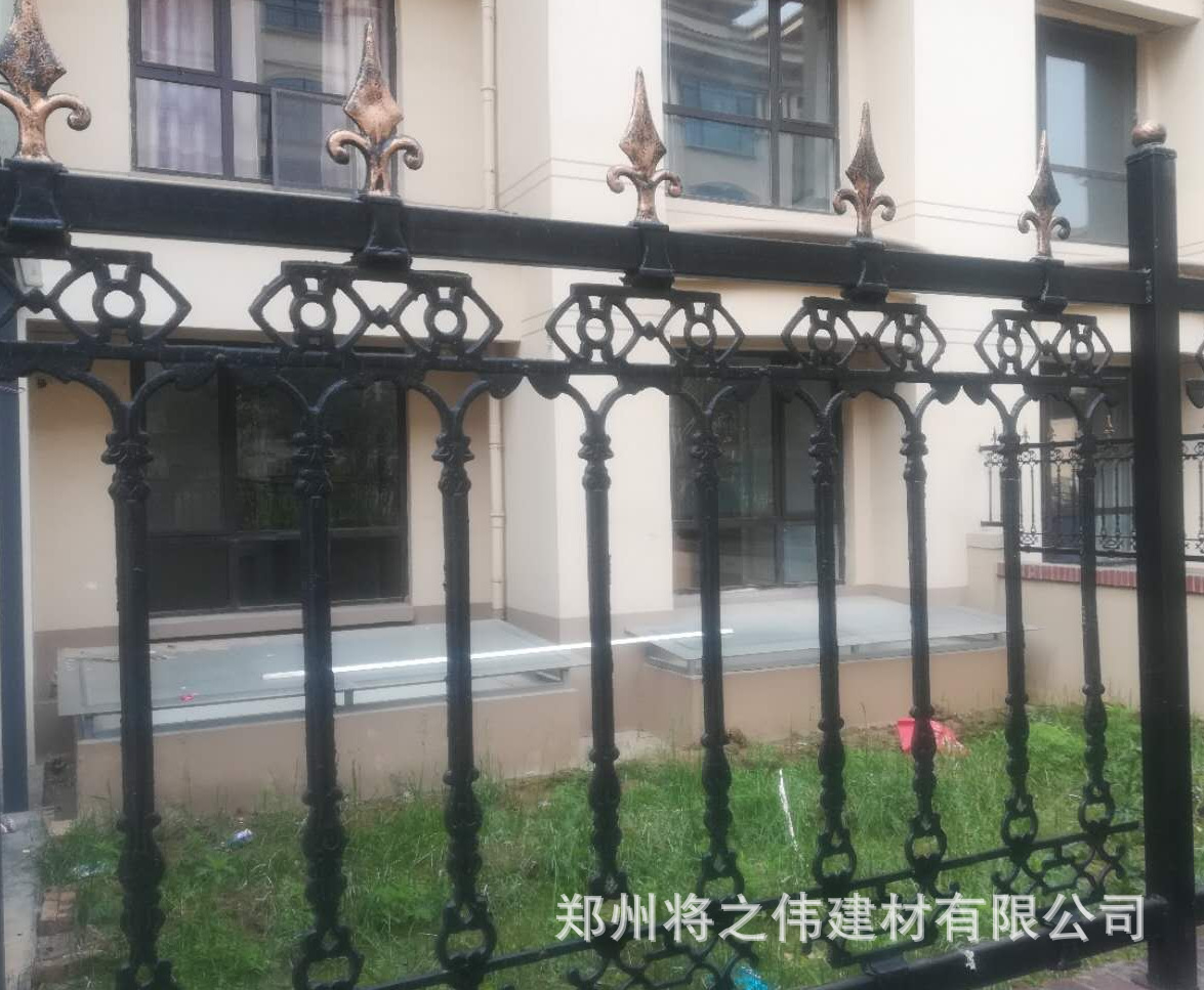 庭院小区 别墅围墙安全护栏 中国吉祥式金枪尖铸铁护栏厂家批发