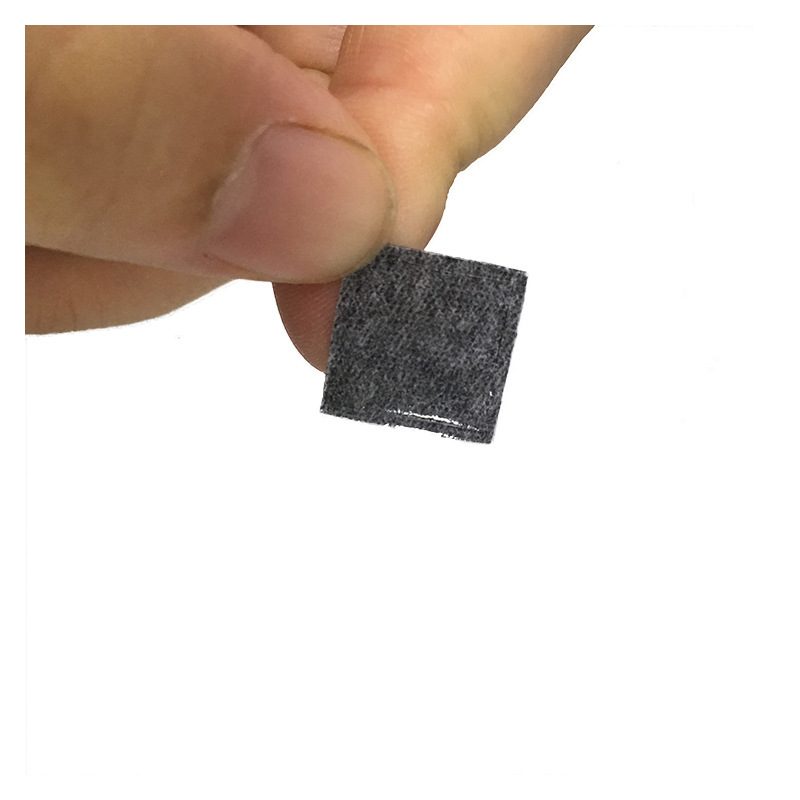 方形黑色导热自粘双面胶防滑防震防撞硅胶脚垫模切冲压型制品量大