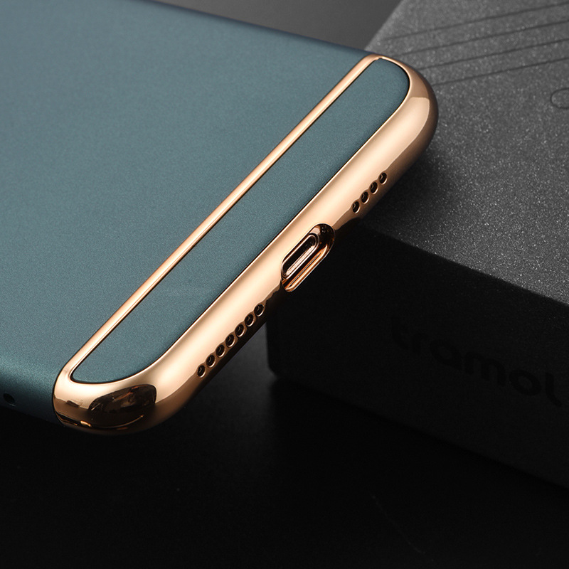 Geschikt voor iPhone 11-delige telefoonhoes, Apple SE2 volledig pakket, drie-in-één gegalvaniseerde PC matte XR beschermhoes_voghion.com