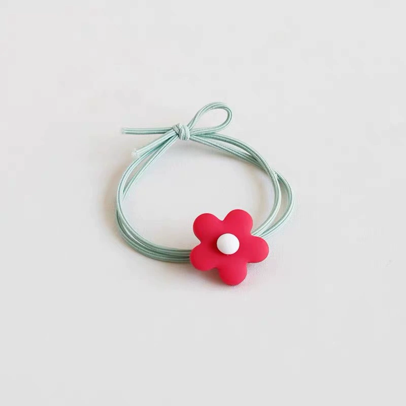 Brand hair rope flower-shaped, hair accessory, flowered