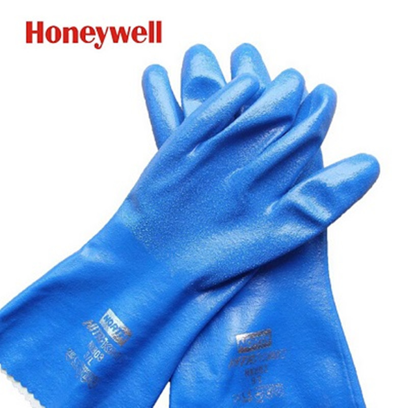霍尼韦尔NK803防化手套 诺斯带衬丁腈手套 USDA认证食品加工手套