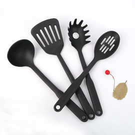 九点柄塑料尼龙厨具六件套不粘锅铲勺套装烹饪铲勺工具厨房工具