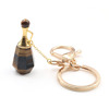 Organic golden crystal with amethyst, perfume, diffuser, keychain, pendant, suitable for import