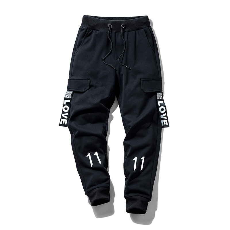 2019新款男裤子网红潮流休闲裤男束脚小脚裤男潮牌宽松运动裤潮流|ru