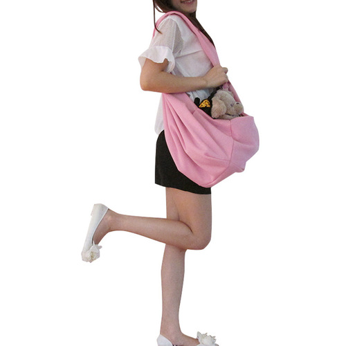 New cross-border dog outing shoulder bag, crossbody pet bag, breathable polyester large capacity dog ​​bag, cat bag