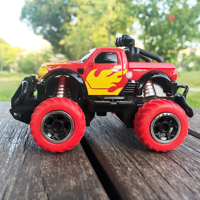 儿童玩具车遥控车rc电动大脚越野车四通遥控车电池无线男孩遥控车