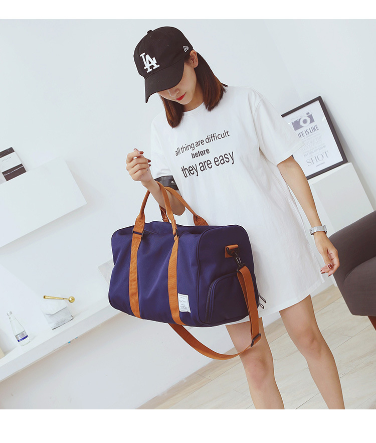 Unisex Basic Classic Style Solid Color Oxford Cloth Travel Bags display picture 21