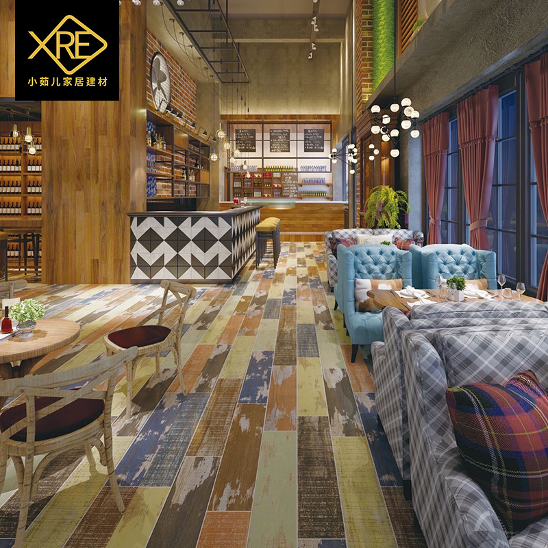 150x800木纹砖客厅餐厅哑光印花瓷砖 卧室地板砖