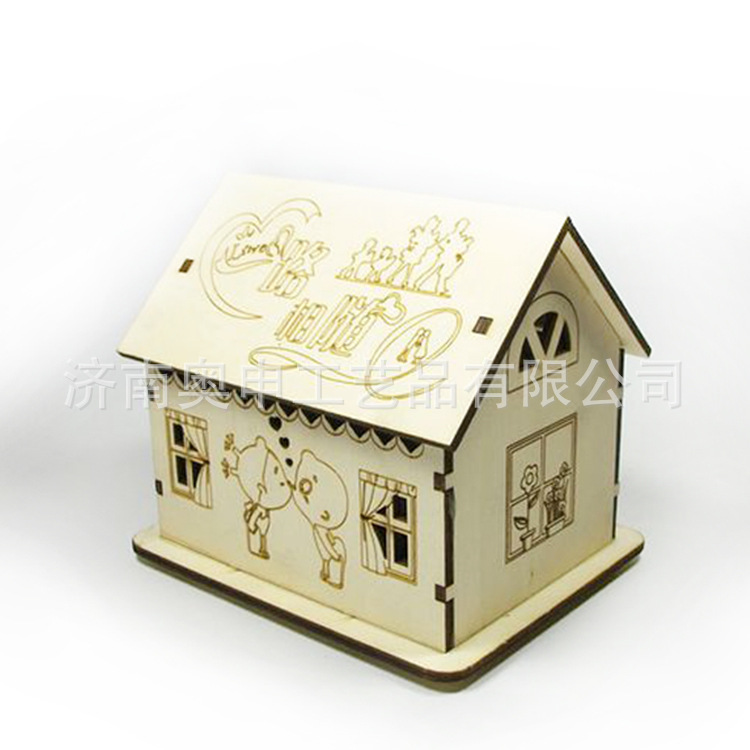 济南奥申创意木盒存钱罐加工定制