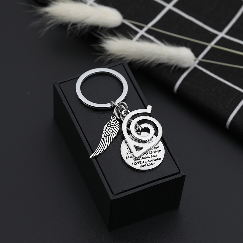 Fashion Simple New  Key Chain  Lettering Key Chain Aalways Remeber You Arebraver Keychain Nihaojewelry Wholesale display picture 3