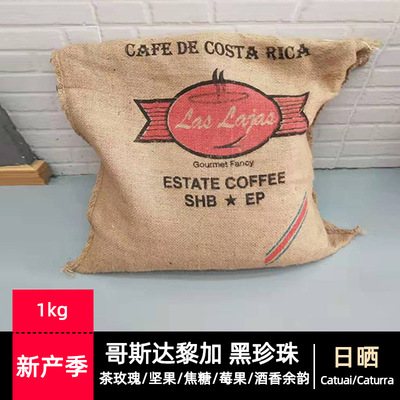 进口19产季咖啡生豆 哥斯达黎加 拉斯拉哈斯庄园 黑珍珠 SHB 1kg