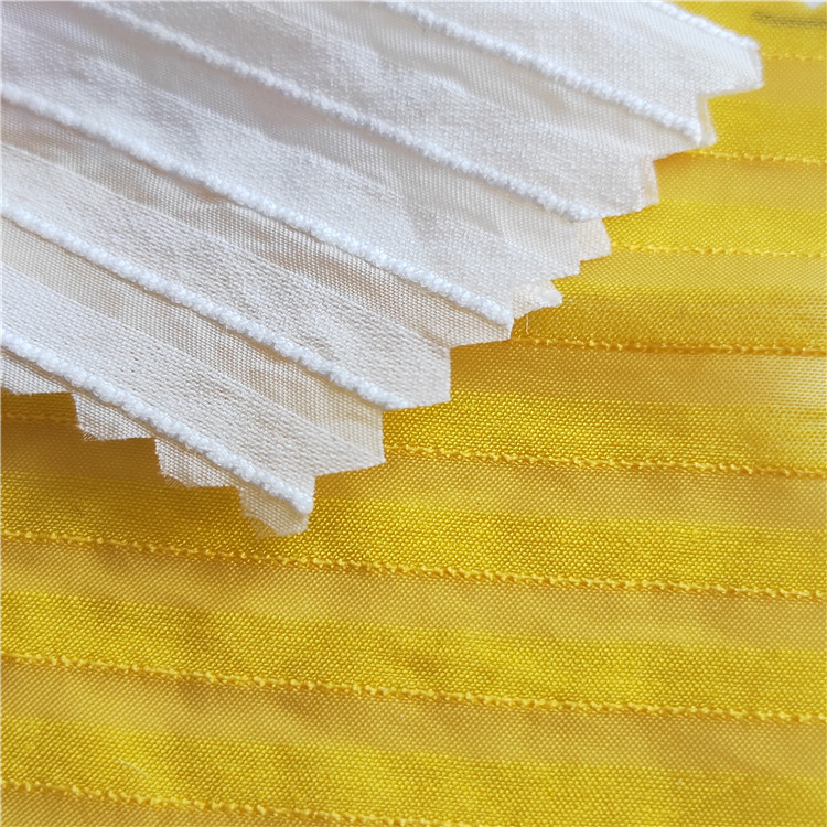 新品 天丝混纺隐形条面料 春夏女装连衣裙 衬衫 时装面料批发