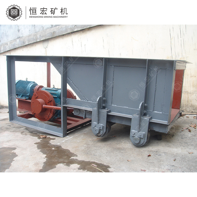 工业槽式给料机 建筑垃圾破碎线大块石料均匀仓口出料给料机械