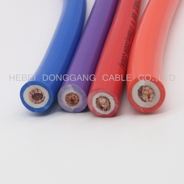 供应柔软易弯曲PVC线 双护套电焊机电缆  焊把线35平方