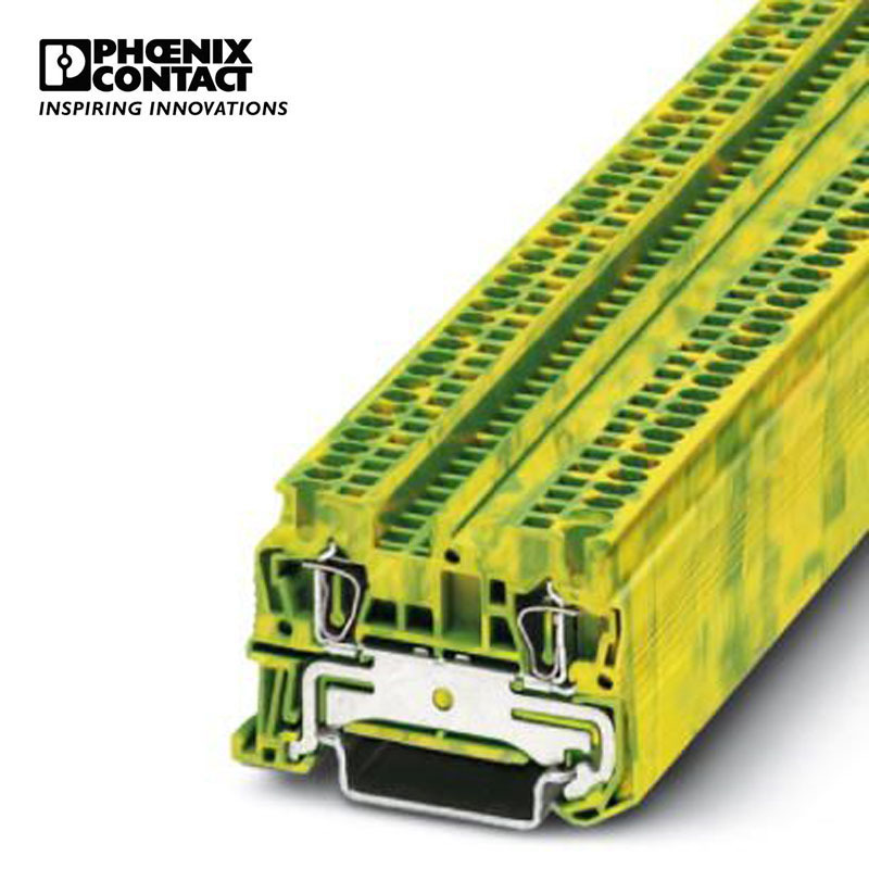 菲尼克斯 接线端子接地端子弹簧连接黄绿 ST 1,5-PE-3031513