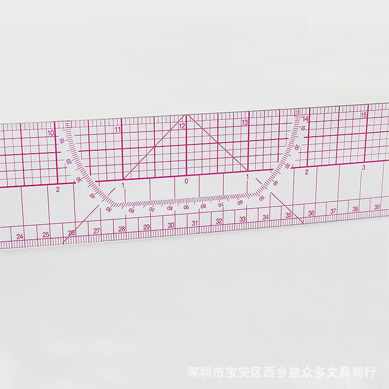 B-97 clothing special 60cm multifunctional code ruler built-in scale Gongying system on one side of one side