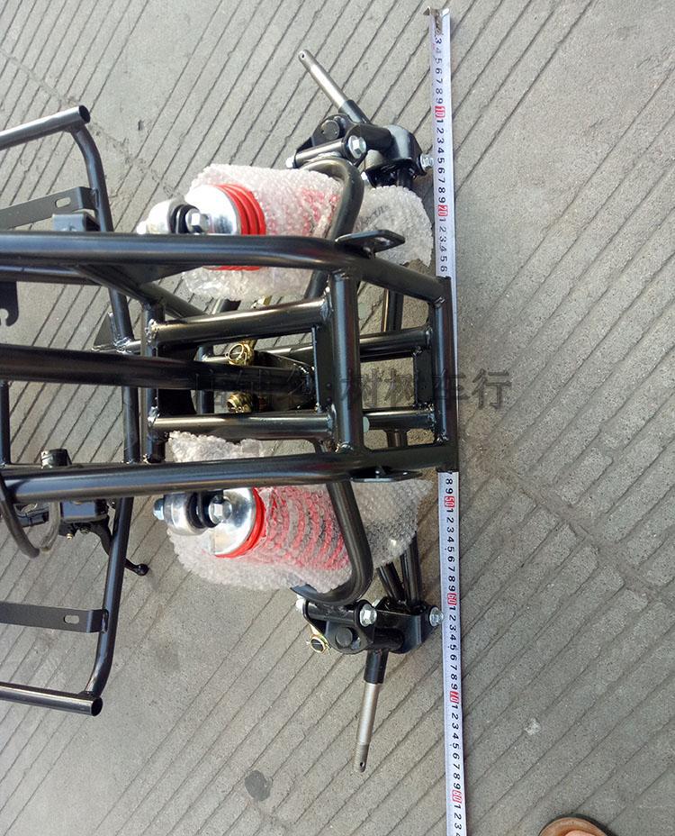 Four-wheel bull homemade ATV modified motorcycle frame assembly gasoline frame front steering rear axle kit