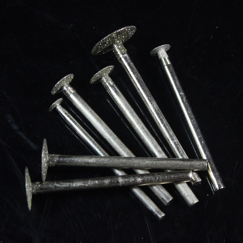 K-Needle Thin Sheet, Diamond-Grained Grinding Needle, T-Type Jadeite Rough Stone, Skin Removal, Polishing Head, Jade Carving Accessory Tool, Thin Slices