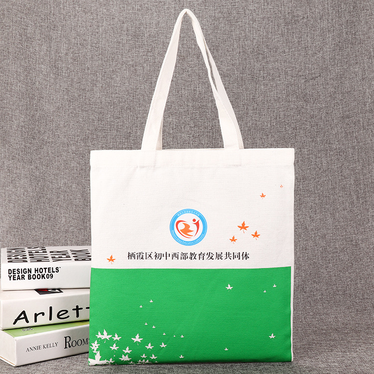 厂家手提热转印全棉棉布袋定做logo购物袋单肩现货彩印定制帆布袋