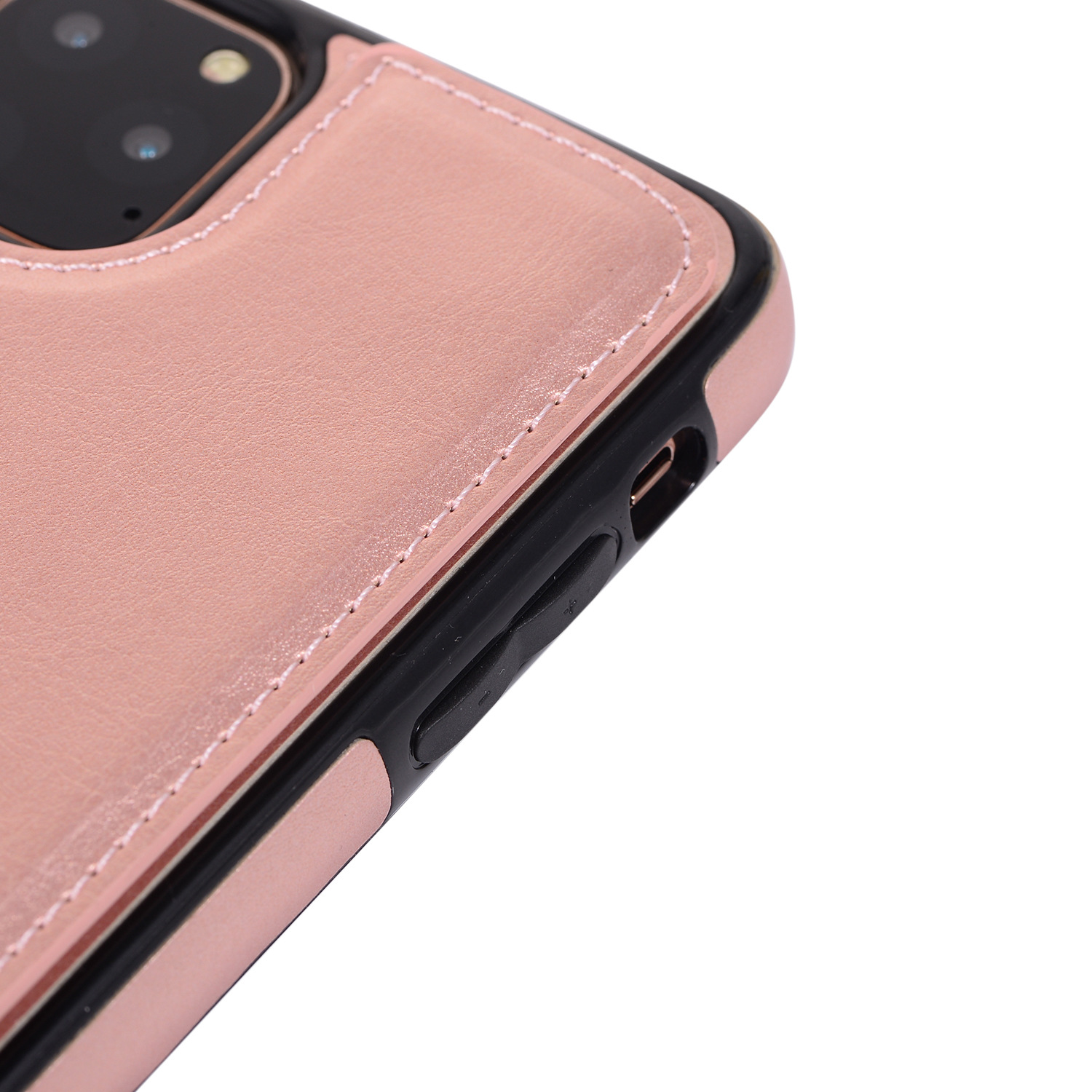 Leather Phone Case For Iphone 16 Pro Max Protective Card Holder_voghion.com