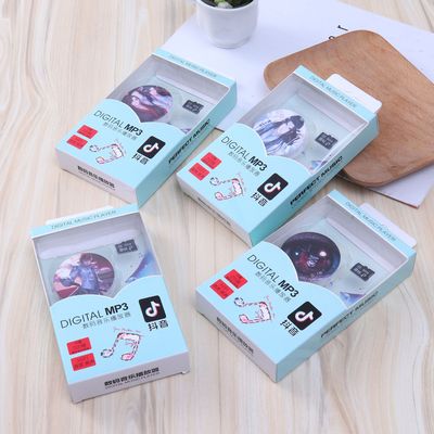 Circular Band Song TF Kaka comic Star Insert card MP3 music player fashion motion student MP3