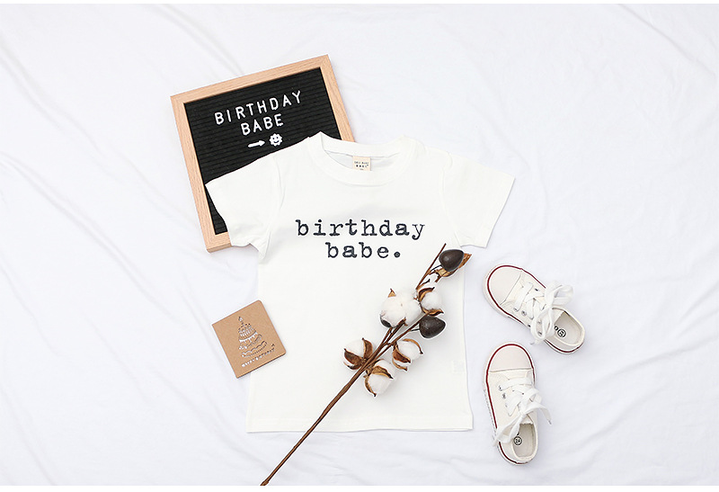 Casual Simple Style Letter Cotton T-shirts & Shirts display picture 6