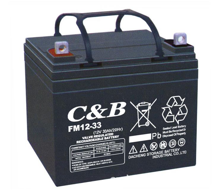 厂家供应大成DP12V33AH铅酸蓄电池,用于UPS,EPS