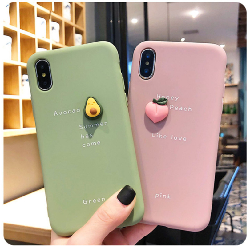 Avocado Orange Peach Suitable For Iphone 11 Apple Mobile Phone Case Huawei / Oppo / Vivo Cartoon Soft Shell display picture 2