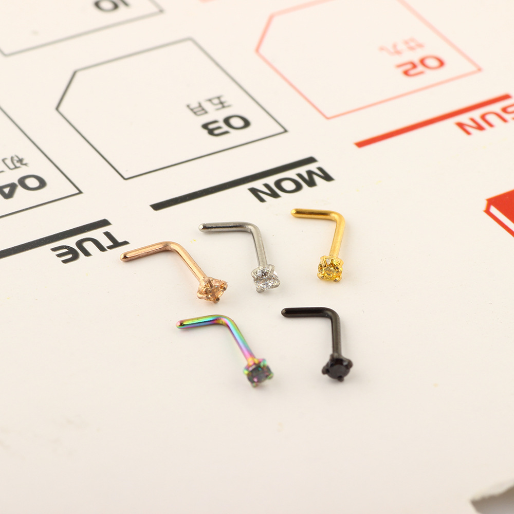 Labret piercing jewelry detail image