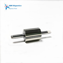 汽车油泵磁转子 电机烧结钕铁硼磁转子 注塑包胶0.4mm钕铁硼磁铁